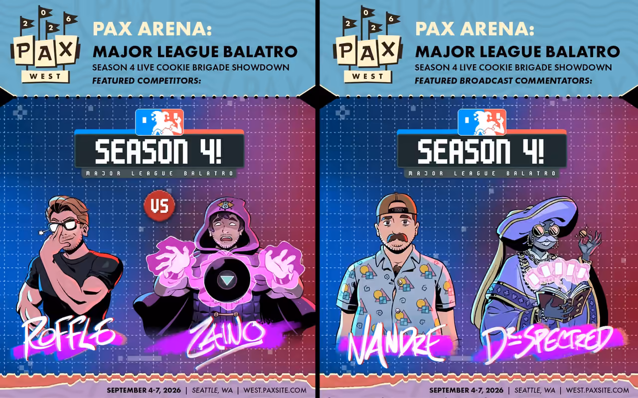 Major League Balatro, Live at PAX West 2026!